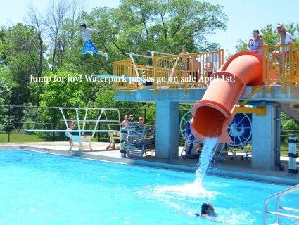 Waterpark Passes on sale Apr 1 