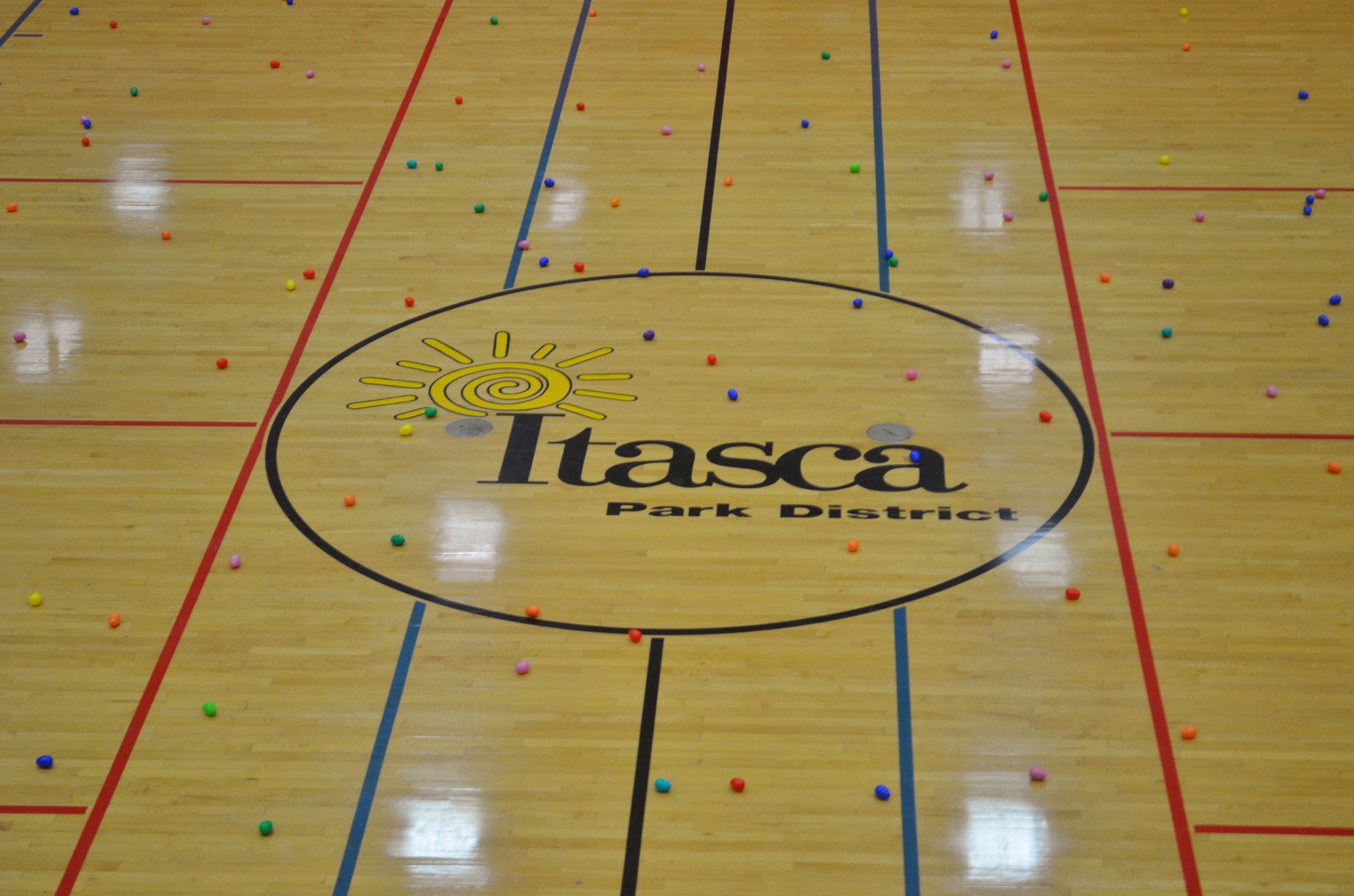 Teen Egg Hunt in the Gym