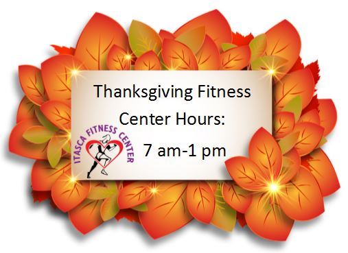 Thanksgiving Fitness Hours 2018