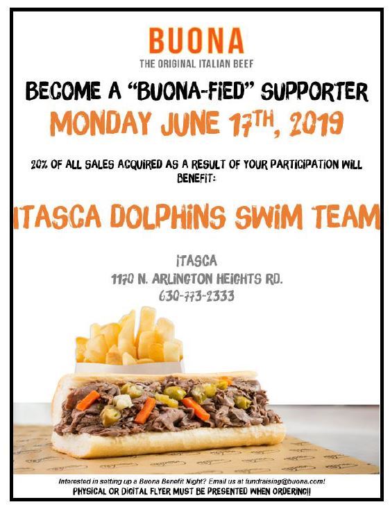 Dolphins Buona Beef Night 2019