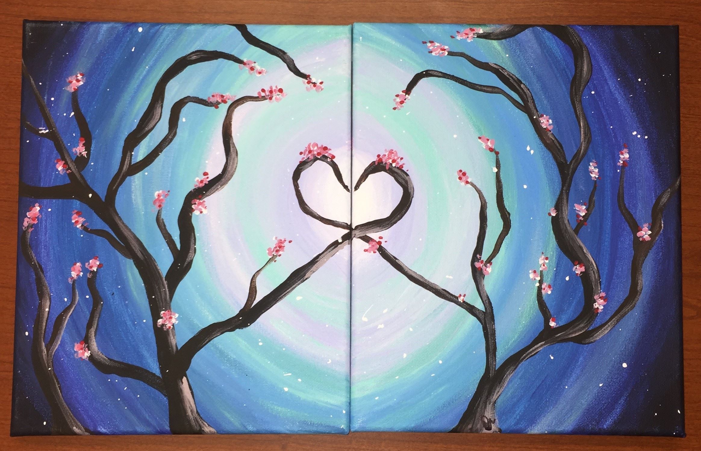 Mommy and Me Tree Painting